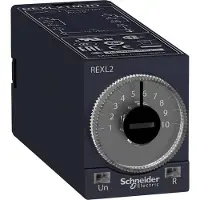 Schneider Electric 2 CO On Delay timer 120V AC REXL2TMF7