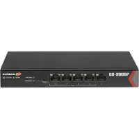 Edimax GS-3005P, Managed, Gigabit Ethernet (10/100/1000), Vollduplex, Power over Ethernet (PoE)