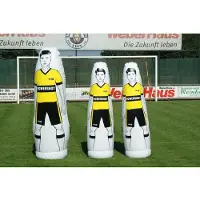 Powershot Trainingsdummy - Freistoßmauer aus Weich-PVC für Fußball, Handball, Basketball - aufblasbar 205 cm - 1 Stück AIR Dummy