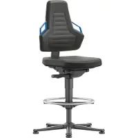 Magni bimos Stuhl/Bürostuhl Nexxit 3 Gleiter Polster Griff blau