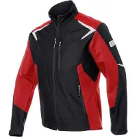 Kübler Bodyforce Softshell Jacke schwarz/mittelrot Gr. XL