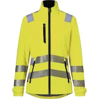 Kübler Softshell Jacke Damen REFLECTIQ PSA 2 warngelb Form 1509 Größe XS