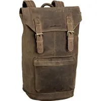 Greenburry Rucksack Leder braun Backpack Damen Herren VINTAGE 1689-25