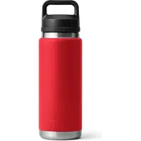 Yeti Rambler Bottle 26oz Chug Cap, Rescue Red, Thermosflasche mit Trinkverschluss, 769 ml
