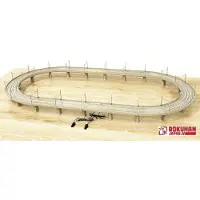 ROKUHAN 7297976 Z Gleis mit Bettung Gleis-Oval 1 Set