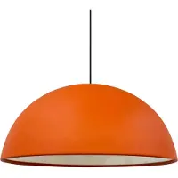 Bamyum Pendelleuchte I Lipeo I Groß Hängelampe, Orange Modern Lampe