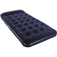 Bestway 67224 Twin Easy Inflate Flocked 188x99x28 Cm Einzel-luftbett Mit Eingebauter Pumpe