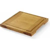 Hendi Servierbrett aus Eichenholz,, 370x270x(H)20mm