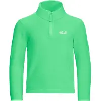 Jack Wolfskin Stehkragenpullover "TAUNUS 100 HZ K" Kinder-Fleecepullover, Halfzip-Reißverschluss, Stehkragen
