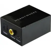 HDANYWHERE Konverter Toslink/Coaxial zu Cinch Cinch