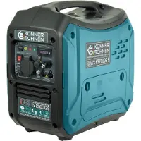 Könner&Sohnen Hybrid Inverter Stromerzeuger KS 2000iG S, 2000W, Dual Fuel LPG/Benzin, reine Sinuswelle, leise, Gas-Generator, Camping