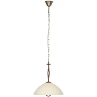 Steinhauer Klassische Pendellampe Anthea 1-Licht Bronze