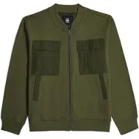 G-Star Woven Mix Sweatjacke - Grün - Herren - L