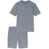 Schiesser Pyjama Selected Premium Jacquard in Admiral | Gr.: 48