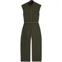 G-Star für Damen. D28710-E406-995 Overall Soft Sculpt grün (L), Lässig, Polyester, Kurzarm