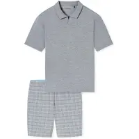 Schiesser Pyjama Selected Premium Jacquard in Admiral | Gr.: 56