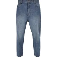 Urban Classics Cropped Tapered Jeans middeepblue 32