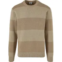 Urban Classics Rundhalspullover "Herren Heavy Oversized Striped Sweatshirt" 1 Stk.