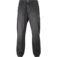 Urban Classics Hose Loose Fit Jeans Real Black Washed-29/32