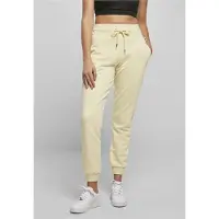 Urban Classics TB4086 | Ladies Organic High Waist Sweat Pants Jogginghose Damen - Farbe: softyellow - Größe: XS