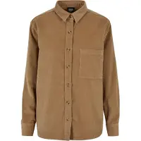 Urban Classics modernes Damen Polo-Shirt 200 g/m² mit Baumwolle Beige