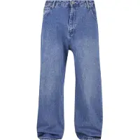 Dangerous DNGRS moderne Herren Jeans Reißverschluss Taschen mit Baumwolle Blau