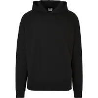 Urban Classics moderner Herren Hoodie Taschen Kapuze 300 g/m² mit Baumwolle Schwarz