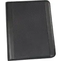 Genie 12444, A4, Leder, Nylon, Schwarz, Porträt, Reißverschluss, 375 mm