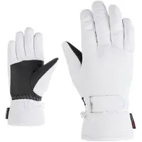 Ziener Skihandschuhe "KEVA-Z PR glove lady", Damen, Gr. 6,5, weiß, Polyester, Handschuhe Skihandschuhe