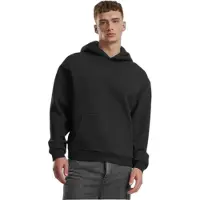 Urban Classics weicher Herren Hoodie Kapuze 330 g/m² mit Baumwolle Schwarz
