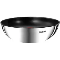 Tefal Ingenio L8977774, Rund, Wok-/Bratpfanne, Schwarz, Edelstahl, Thermo-Punkt, 26 cm, 1 Stück(e)
