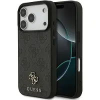 GUESS Apple iPhone 17 Pro Hülle - Kunststoff - - Backcover/Hard Case - Schwarz