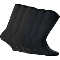 Rohner Socks Kurzsocken "Socken cotton II 6er Pack 6er Pack", Damen, Gr. 39-42, bunt (schwarz, marine), Obermaterial: 80% Baumwolle CO. 17% Polyamid PA. 3% Elasthan EL., Socken Kurzsocken