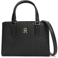 Tommy Hilfiger Handtasche Th Daily Mini Tote Mono AW0AW18416 Schwarz