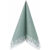 APARTina Airlaid Serviette Romantique in Eukalyptus, 40 x 40 cm, 50 Stück -