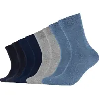 s.Oliver Socken "essentials" 8 Paar, 8 Paar tlg. mit weichem Bund