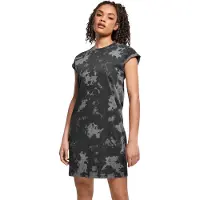Urban Classics Bleached Kurzes Kurzarmkleid