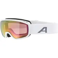 Alpina Skibrille Scarabeo Jr. Q-Lite Kinder Matte White