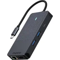 Ginza.se UCM-2005, USB Typ-C, 3ˌ5 mm, DisplayPort, HDMI, RJ-45, USB 3.2 Gen 1 (3.1 Gen 1), USB Typ-C, Männlich, Schwarz, 115 mm, 60 mm
