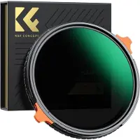 K&F Concept 55mm 2-in-1 Variable ND4-ND64 (2-6 Stop) & CPL Filter, Green Coated, Anti-Scratch (Nano-X Series)
