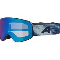 Alpina Skibrille Fernie Q-Lite Kinder Black/Blue Matt
