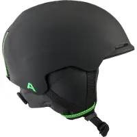 Alpina Skihelm Brix Jr Kinder Black/Neon Matt-48 - 52 cm