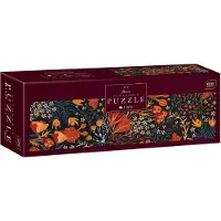Interdruk Panoramapuzzle: Blumen: Blumenmuster 1000 Puppen
