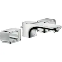 Hansgrohe 3-Loch-Waschtischarmatur 50 Axor Urquiola A 180mm, m ZugstAblGar, Ros, brush. bron