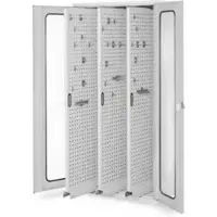 Kappes Vertikalschrank RasterPlan Mod. 85 RAL 7035 Sichtfenstertür mit Ausstattung