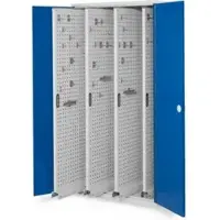 Kappes Vertikalschrank RasterPlan Mod. 83 RAL 7035/5010 Doppelwandtür mit Ausstattung