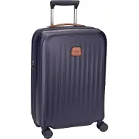 Bric's Taormina Handgepäck Spinner 55 cm - Erweiterbar 42/49 Liter - 55x40x22/26 cm - blau