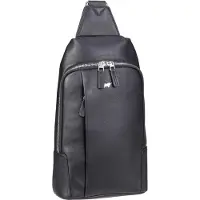 Braun Büffel Umhängetasche GOLF Sling Bag schwarz Uni - Leder