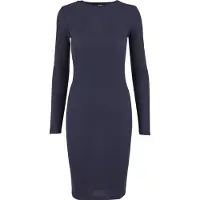 Urban Classics Rib Langes Kleid Mit Langen ärmeln