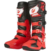 O'Neal RMX Pro Schwarz Rot Motocross Stiefel Größe 42